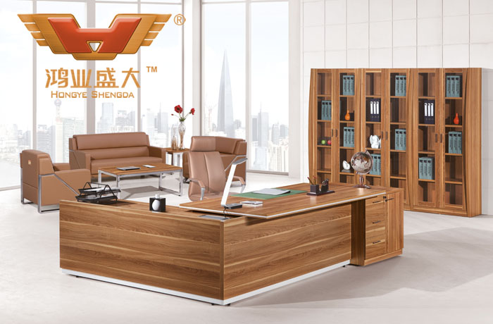 簡約板式辦公桌 品牌時尚大班臺HY-JT10