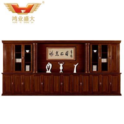 實(shí)木辦公文件柜 總裁室書(shū)柜HY-C7012