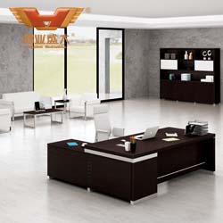 時(shí)尚板式辦公班臺(tái) 板式辦公班臺(tái)制造H80-0165