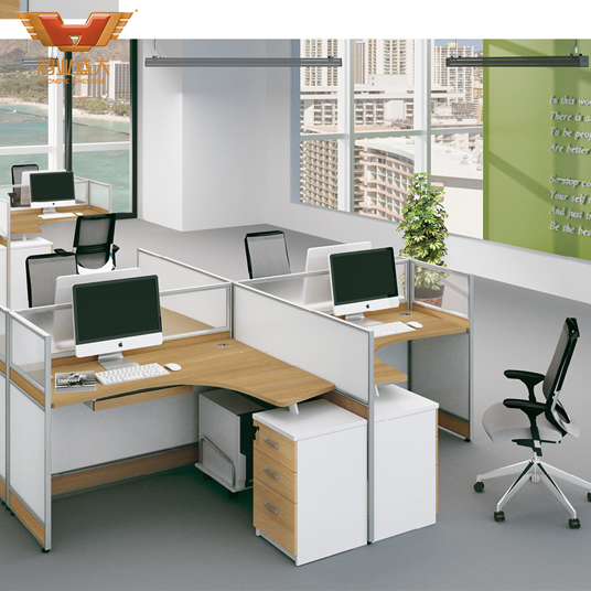 時尚簡約職員屏風(fēng)辦公桌  四人位辦公桌H15-0815